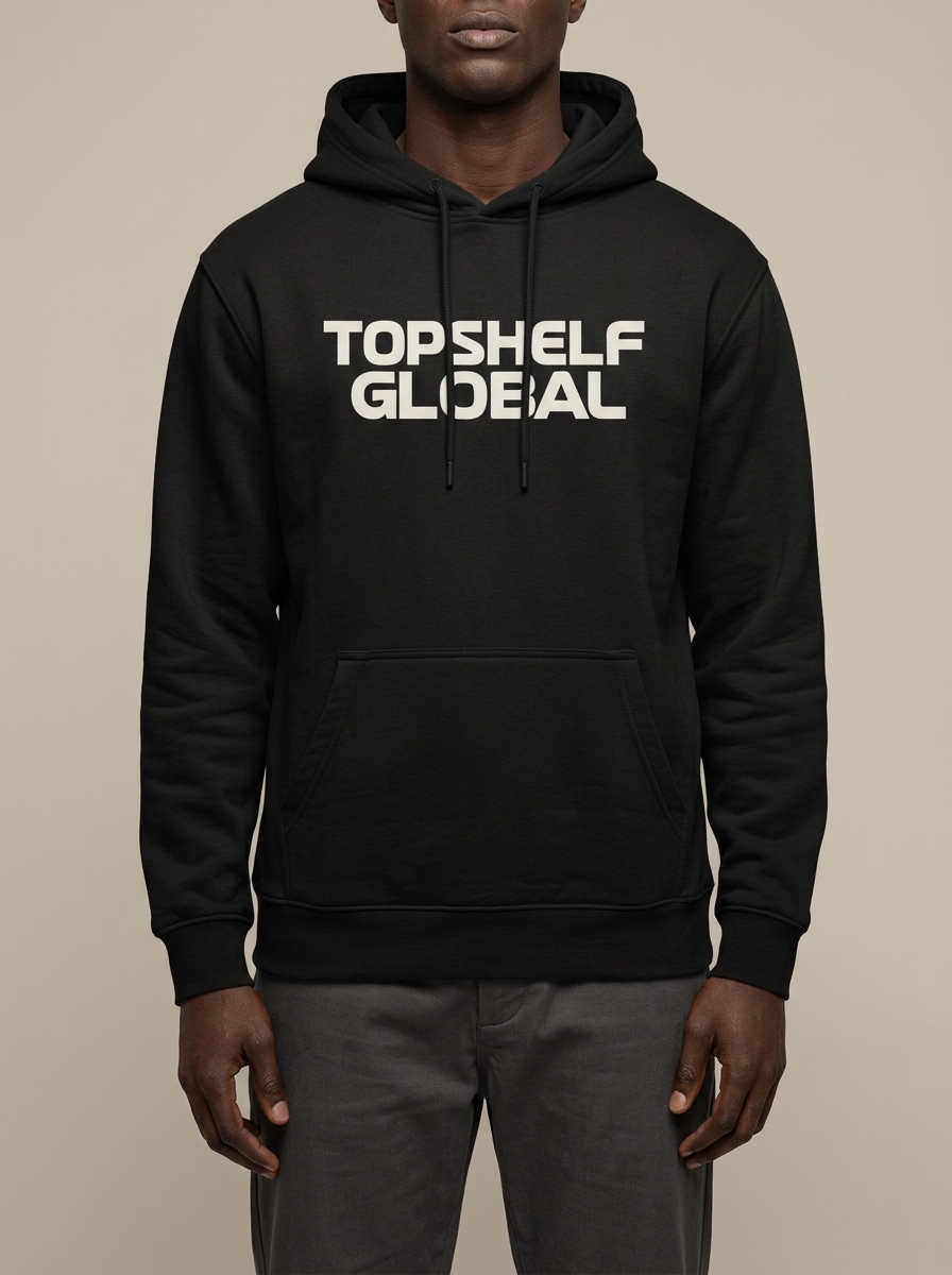 The Wordmark Hoodie — Onyx