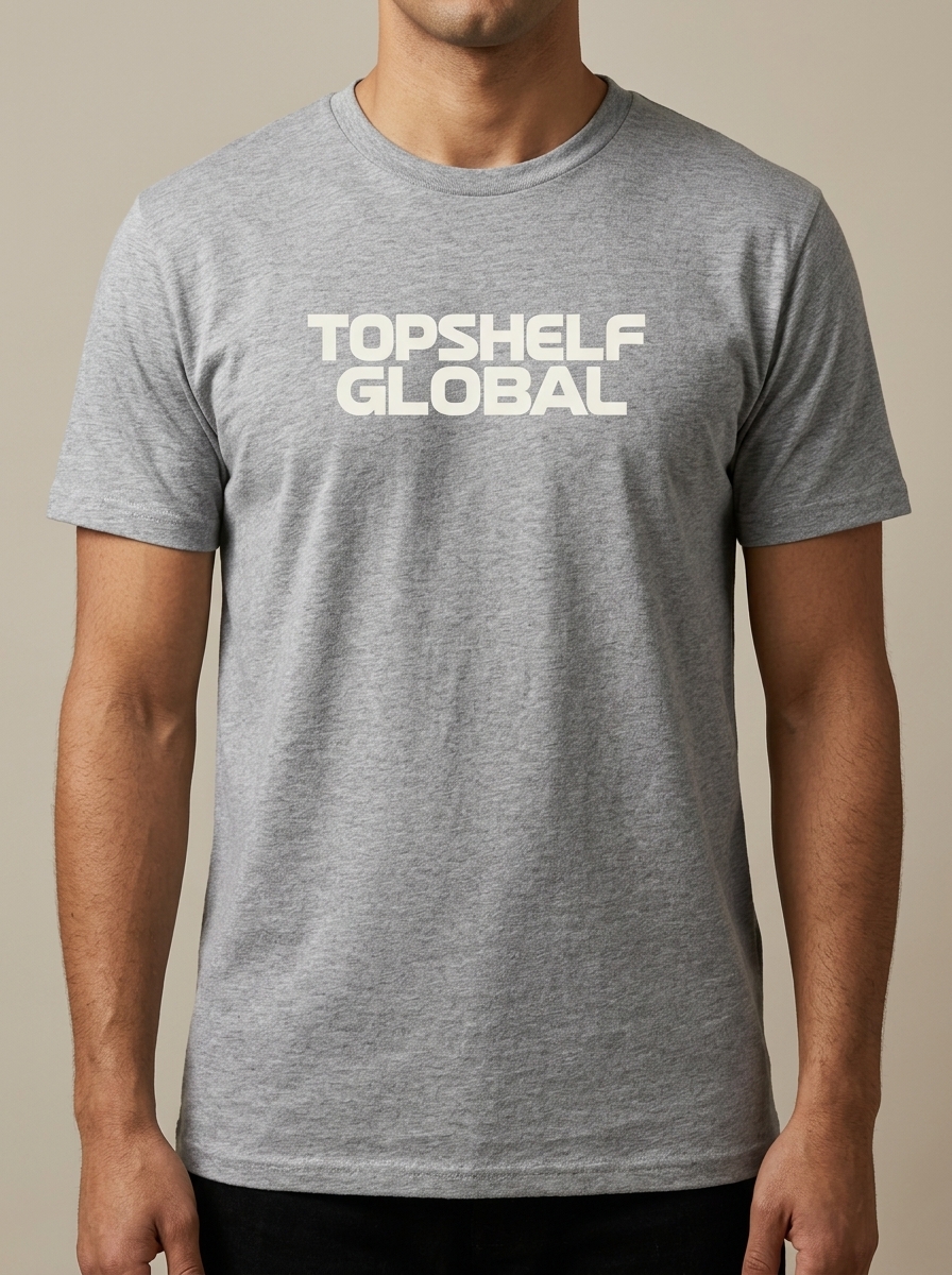 The Wordmark Tee — Fog