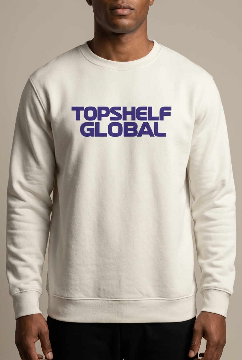 The Wordmark Sweater — Ivory